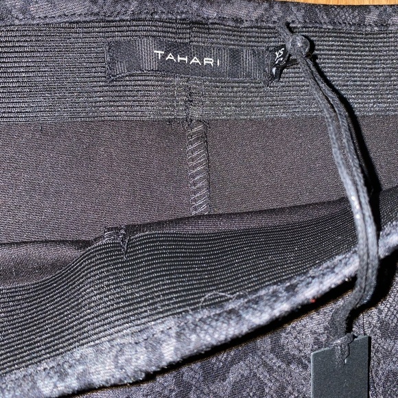 Tahari High Rise Snake Print Skinny Dress Leggings - Picture 7 of 9